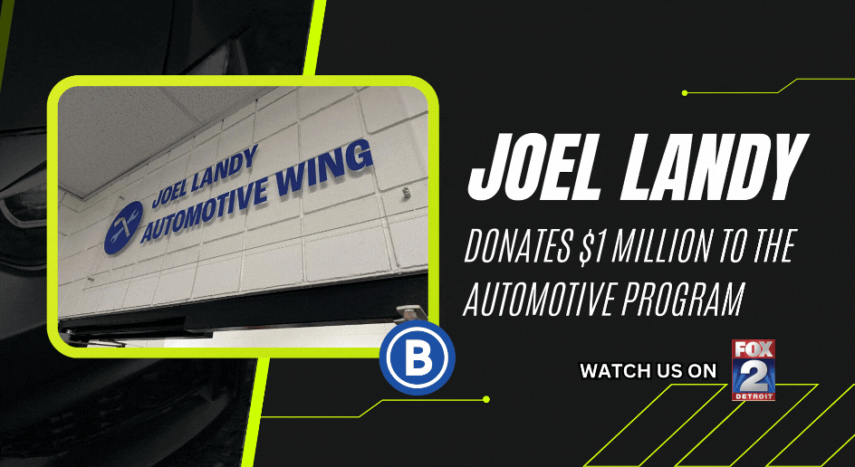 Joel Landy Auto internship students at work